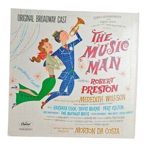 The Music Man Original Broadway Cast  Robert Preston! Vinyl LP Record